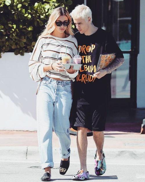 贾斯汀比伯老婆照片,甜蜜瞬间引网友热议